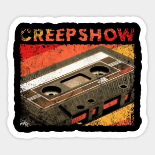 Funny Cassette Creepshow Proud Name Birthday Classic Sticker